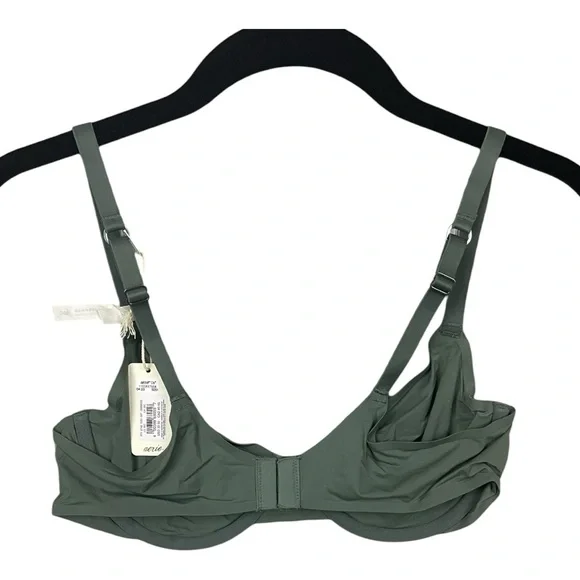 Aerie SMOOTHEZ Mesh Unlined Bra in Royal Palm 36C NWT - Picture 5 of 10